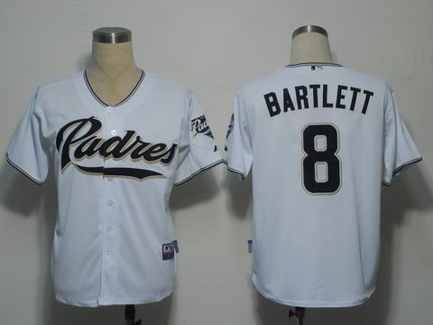mlb jerseys san diego padres 8 bartlett white cool base