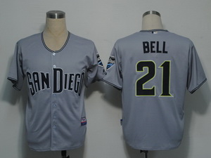 San Diego Padres 21 Bell Gery Cool Base Jerseys