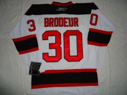 NHL New Jersey Devils #30 Brodeur White Jerseys