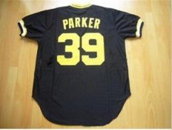 MLB Pittsburgh Pirates #39 PARKER Black Jerseys