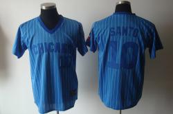 MLB Chicago Cubs #10 SANTO Blue Jerseys