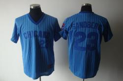 MLB Chicago Cubs #23 SANDBERG blue Jerseys