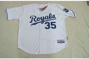 Kansas City Royals 35 Hosmer White Jerseys