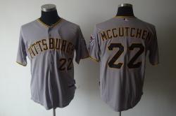 MLB Pittsburgh Pirates 22# Mccutchen Grey jerseys