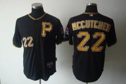 MLB Pittsburgh Pirates 22# Mccutchen black jerseys