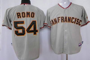 san francisco giants 54 Romo grey color jersey
