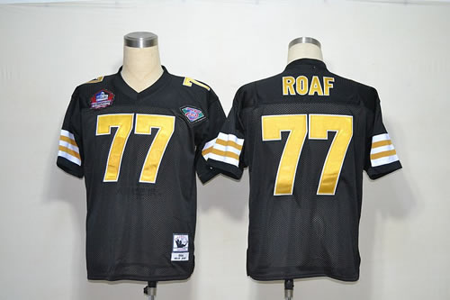2012 Hall Of Fame New Orleans Saints 77 Willie Roaf Black Jerseys 2012 Hall Of Fame New Orleans Saints 77 Willie Roaf Black Jerseys