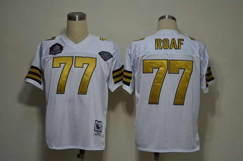 2012 Hall of Fame New Orleans Saints 77 Willie Roaf White jerseys 2012 Hall of Fame New Orleans Saints 77 Willie Roaf White jerseys