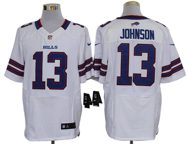 2012 NEW Buffalo Bills 13 Steve Johnson White (Elite)