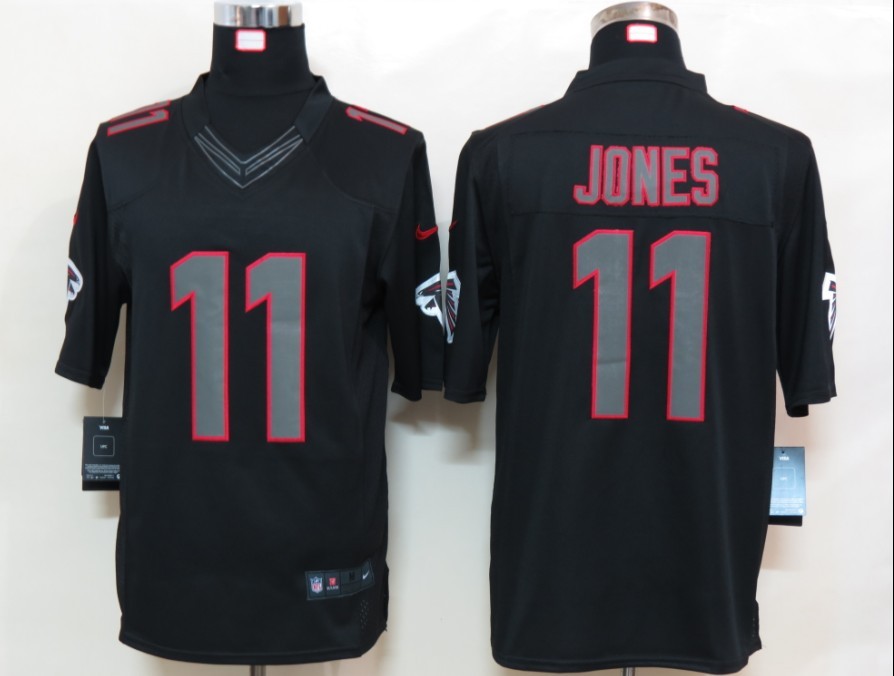 2012 NEW NFL Atlanta Falcons 11 Julio Jones Black Jerseys (Impact Limited) 2012 NEW NFL Atlanta Falcons 11 Julio Jones Black Jerseys (Impact Limited)