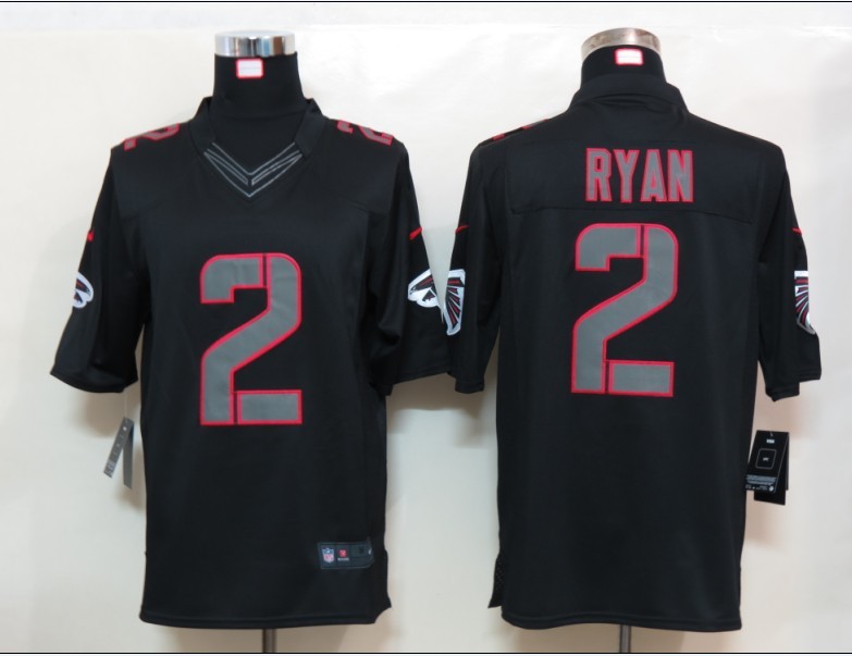 2012 NEW NFL Atlanta Falcons 2 Matt Ryan Black Jerseys (Impact Limited) 2012 NEW NFL Atlanta Falcons 2 Matt Ryan Black Jerseys (Impact Limited)