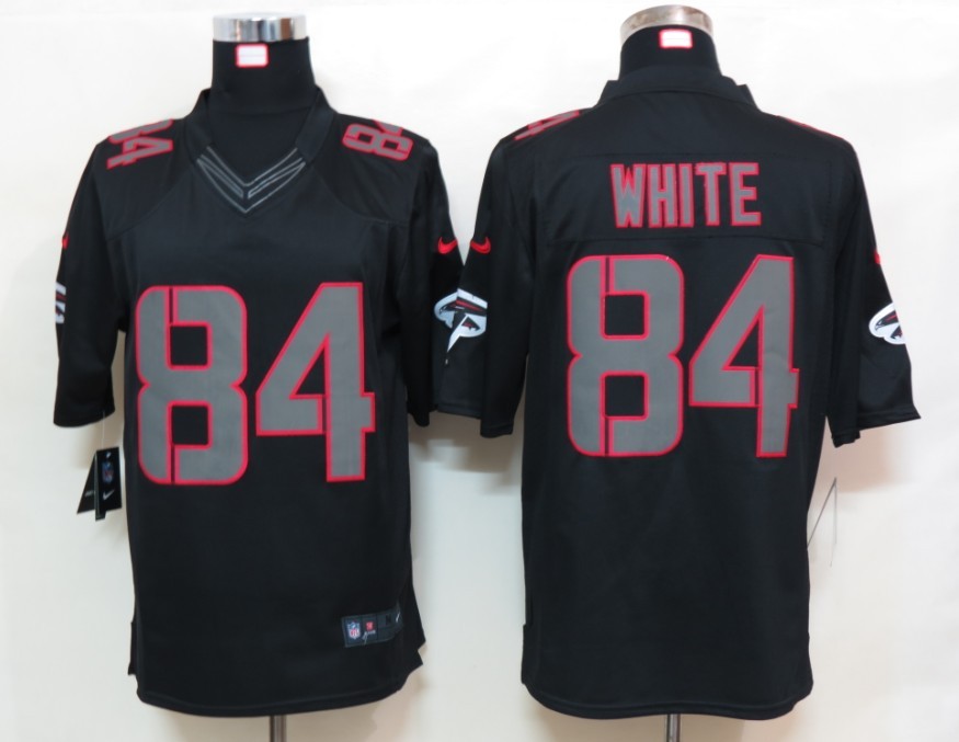 2012 NEW NFL Atlanta Falcons 84 Roddy White Black Jerseys (Impact Limited) 2012 NEW NFL Atlanta Falcons 84 Roddy White Black Jerseys (Impact Limited)