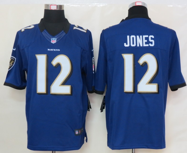 2012 NEW NFL Baltimore Ravens 12 Jones Purple Jerseys (Limited) 2012 NEW NFL Baltimore Ravens 12 Jones Purple Jerseys (Limited)