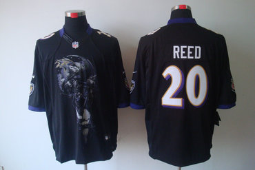 2012 NEW NFL Baltimore Ravens 20 Ed Reed Black Jerseys (Helmet Tri-Blend Limited) 2012 NEW NFL Baltimore Ravens 20 Ed Reed Black Jerseys (Helmet Tri-Blend Limited)