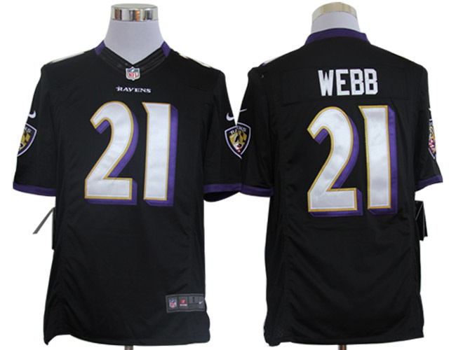 2012 NEW NFL Baltimore Ravens 21 Lardarius Webb Black Jerseys (Limited) 2012 NEW NFL Baltimore Ravens 21 Lardarius Webb Black Jerseys (Limited)