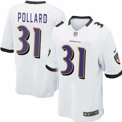 2012 NEW NFL Baltimore Ravens 31 Bernard Pollard White Jerseys (Game) 2012 NEW NFL Baltimore Ravens 31 Bernard Pollard White Jerseys (Game)