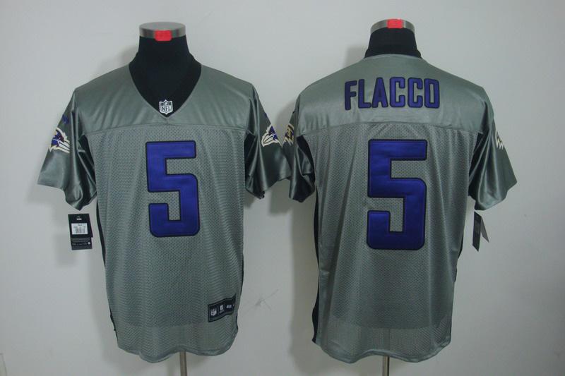 2012 NEW NFL Baltimore Ravens 5 Joe Flacco Grey Shadow Jerseys 2012 NEW NFL Baltimore Ravens 5 Joe Flacco Grey Shadow Jerseys