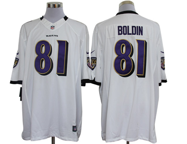 2012 NEW NFL Baltimore Ravens 81 Anquan Boldin White Jerseys (Limited) 2012 NEW NFL Baltimore Ravens 81 Anquan Boldin White Jerseys (Limited)