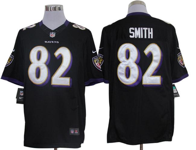2012 NEW NFL Baltimore Ravens 82 Smith Black Jerseys (Limited) 2012 NEW NFL Baltimore Ravens 82 Smith Black Jerseys (Limited)