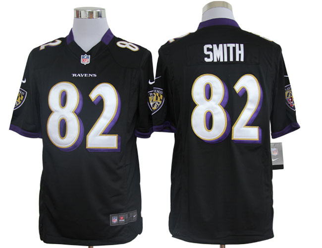 2012 NEW NFL Baltimore Ravens 82 Torrey Smith Black Jerseys (Game) 2012 NEW NFL Baltimore Ravens 82 Torrey Smith Black Jerseys (Game)