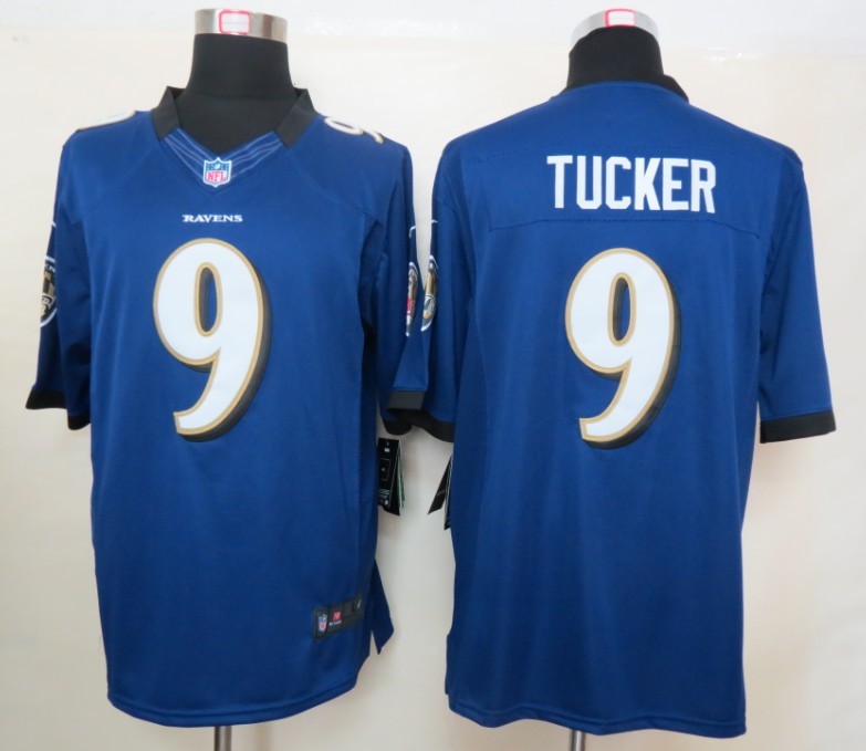 2012 NEW NFL Baltimore Ravens 9 Tucker Purple Jerseys (Limited)
