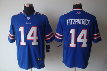 2012 NEW NFL Buffalo Bills 14 Ryan Fitzpatrick Blue Jerseys (Limited)