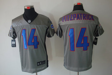 2012 NEW NFL Buffalo Bills 14 Ryan Fitzpatrick Grey Shadow Jerseys