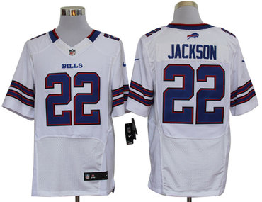 2012 NEW NFL Buffalo Bills 22 Fred Jackson White Jerseys (Elite)