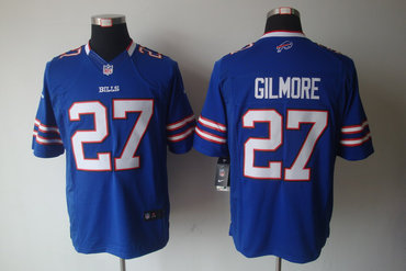 2012 NEW NFL Buffalo Bills 27 Stephon Gilmore Blue Jerseys (Limited)