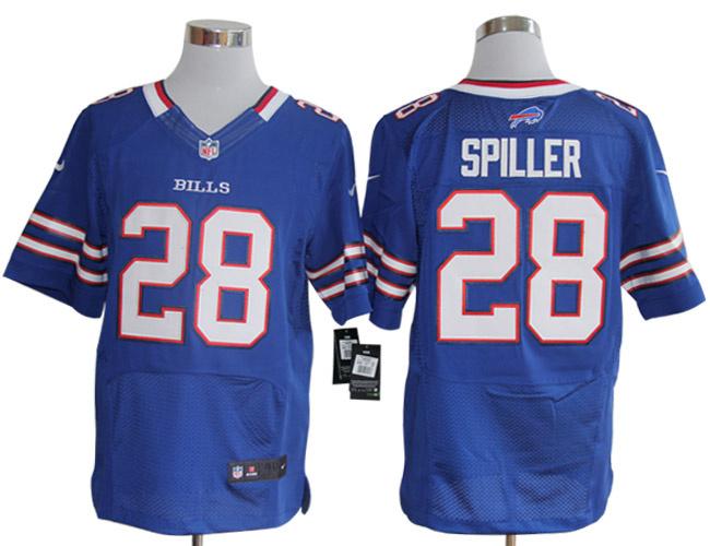 2012 NEW NFL Buffalo Bills 28 C.J. Spiller Blue Jerseys (Elite)