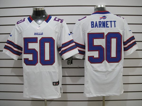 2012 NEW NFL Buffalo Bills 50 Barnett White Jerseys (Elite)