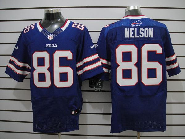2012 NEW NFL Buffalo Bills 86 Nelson Blue Jerseys (Elite)