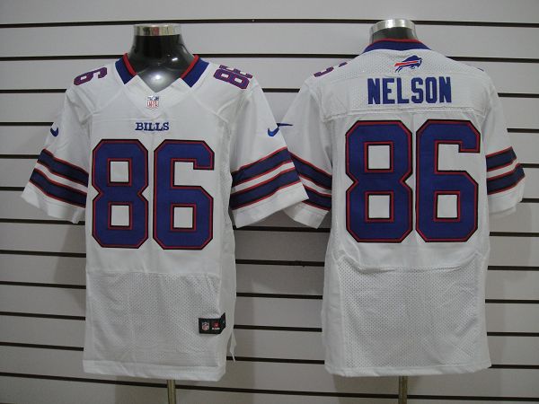 2012 NEW NFL Buffalo Bills 86 Nelson White Jerseys (Elite)
