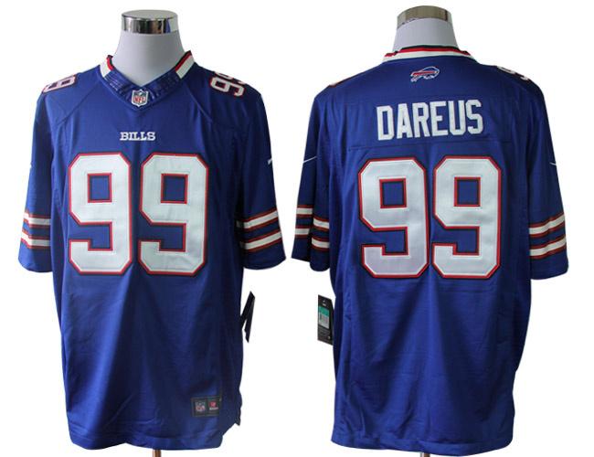 2012 NEW NFL Buffalo Bills 99 Marcell Dareus Blue Jerseys (Limited)
