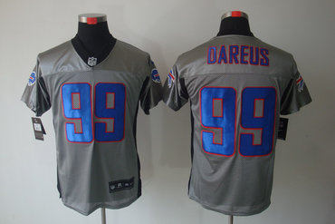 2012 NEW NFL Buffalo Bills 99 Marcell Dareus Grey Shadow Jerseys