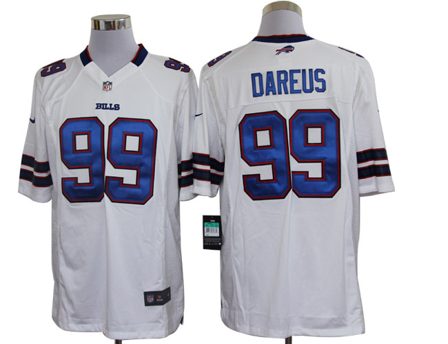 2012 NEW NFL Buffalo Bills 99 Marcell Dareus White Jerseys (Limited)