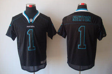 2012 NEW NFL Carolina Panthers 1 Cam Newton Lights Out Black Elite Jerseys 2012 NEW NFL Carolina Panthers 1 Cam Newton Lights Out Black Elite Jerseys