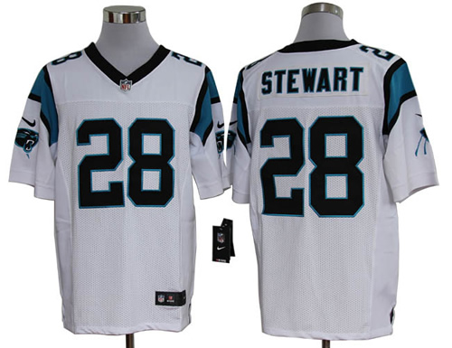 2012 NEW NFL Carolina Panthers 28 Jonathan Stewart White Jerseys (Elite) 2012 NEW NFL Carolina Panthers 28 Jonathan Stewart White Jerseys (Elite)