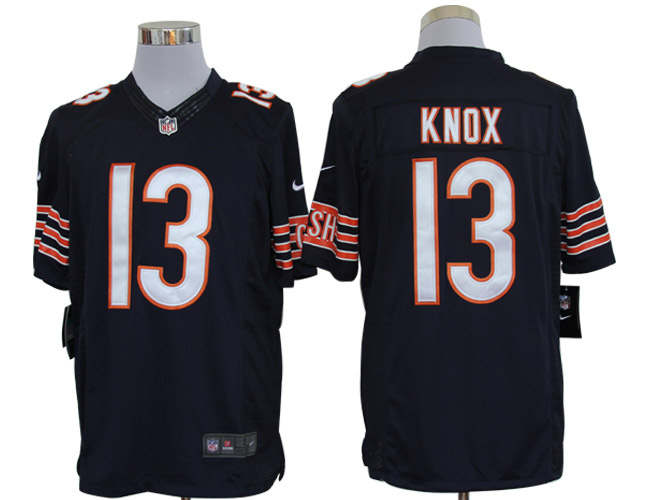 2012 NEW NFL Chicago Bears 13 Johnny Knox Blue Jerseys (Limited)