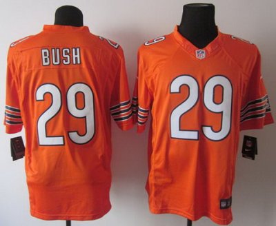 2012 NEW NFL Chicago Bears 29 Michael Bush Orange Jerseys (Game) 2012 NEW NFL Chicago Bears 29 Michael Bush Orange Jerseys (Game)