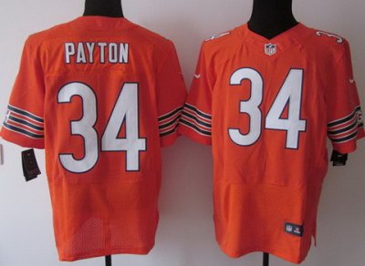 2012 NEW NFL Chicago Bears 34 Walter Payton Orange Jerseys (Elite) 2012 NEW NFL Chicago Bears 34 Walter Payton Orange Jerseys (Elite)