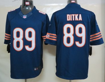 2012 NEW NFL Chicago Bears 89 Mike Ditka Blue Jerseys (Limited)