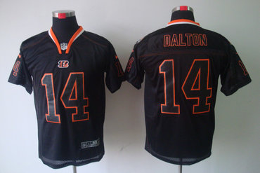 2012 NEW NFL Cincinnati Bengals 14 Andy Dalton Lights Out Black Elite Jerseys 2012 NEW NFL Cincinnati Bengals 14 Andy Dalton Lights Out Black Elite Jerseys