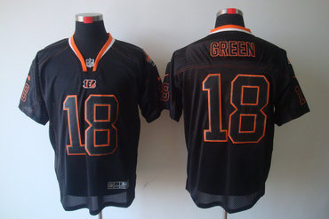 2012 NEW NFL Cincinnati Bengals 18 A.J. Green Lights Out Black Elite Jerseys 2012 NEW NFL Cincinnati Bengals 18 A.J. Green Lights Out Black Elite Jerseys