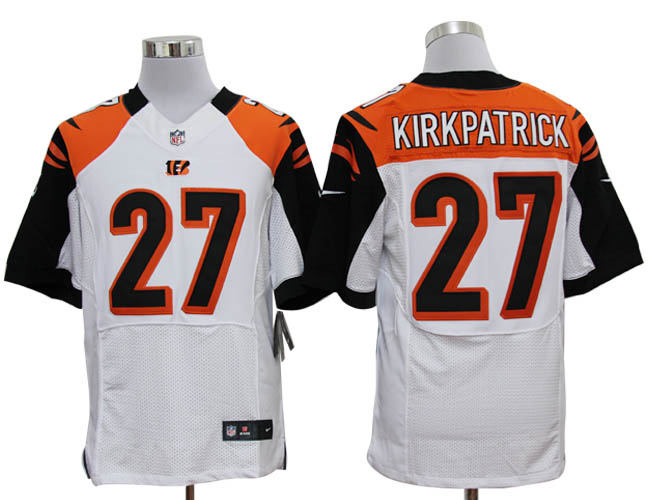 2012 NEW NFL Cincinnati Bengals 27 Dre Kirkpatrick White Jerseys (elite)
