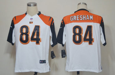 2012 NEW NFL Cincinnati Bengals 84 Jermaine Gresham White Jerseys (Game) 2012 NEW NFL Cincinnati Bengals 84 Jermaine Gresham White Jerseys (Game)