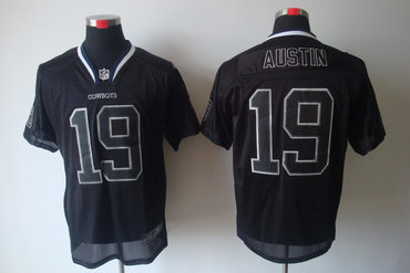 2012 NEW NFL Dallas Cowboys 19 Miles Austin Lights Out Black Elite Jerseys