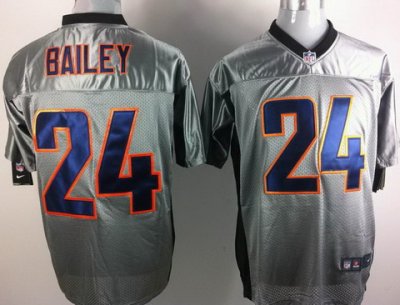 2012 NEW NFL Denver Broncos 24 Champ Bailey Grey Shadow Jerseys