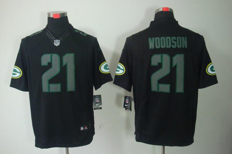 2012 NEW NFL Green Bay Packers 21 Charles Woodson Black Jerseys (Impact Limited) 2012 NEW NFL Green Bay Packers 21 Charles Woodson Black Jerseys (Impact Limited)