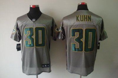 2012 NEW NFL Green Bay Packers 30 John Kuhn Grey Shadow Jerseys
